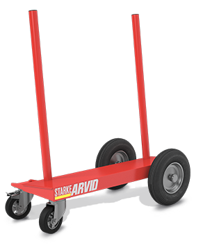 Transportvogn for plater, vinduer og dører 