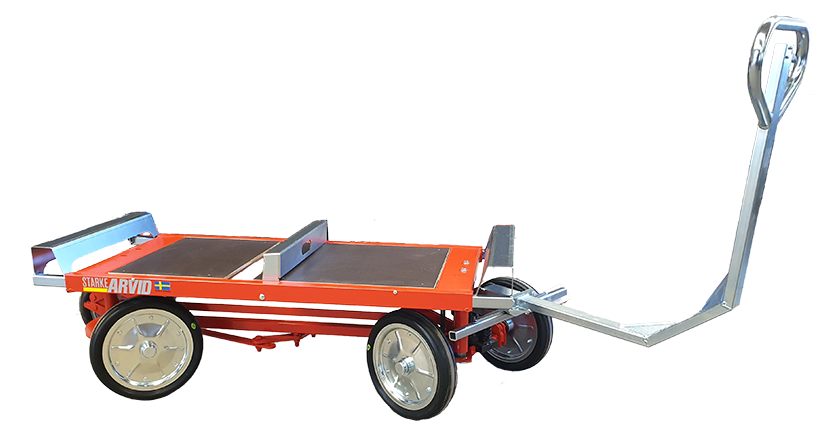 Transportvogn firehjulsstyrt hev/senk < 1500 kg