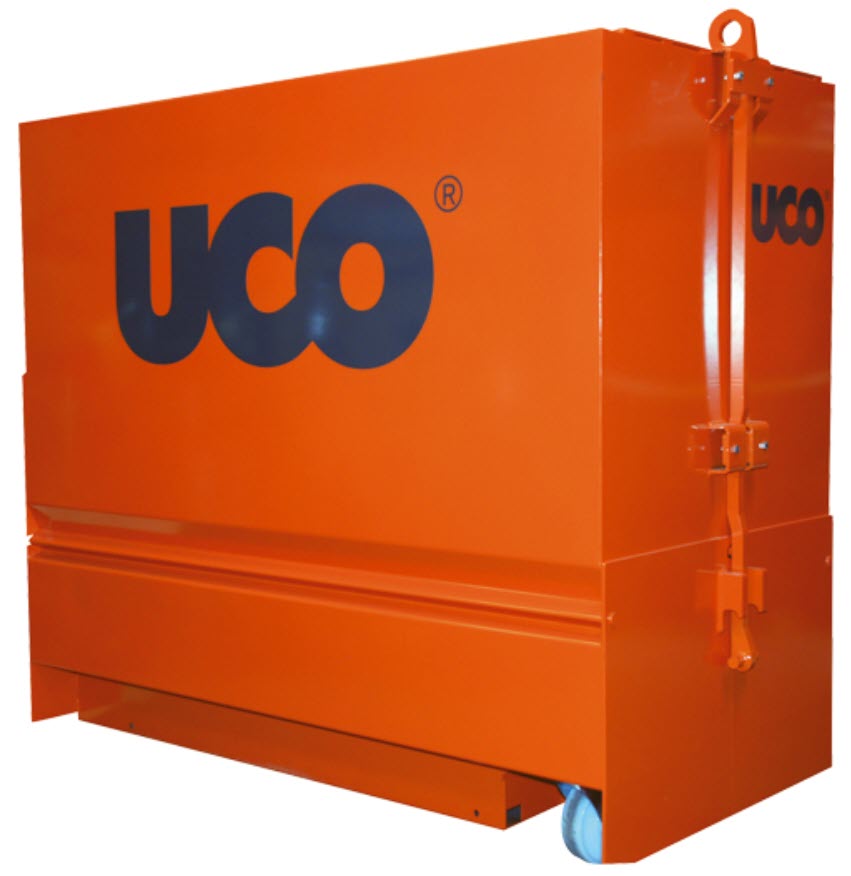 Splittcontainer med gaffelspreder < 1400 liter Splittcontainer med gaffelspreder < 1400 liter