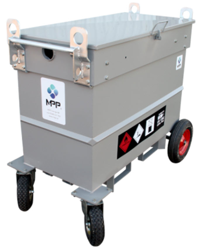 Oljetank ADR med hjul < 250 liter Oljetank ADR med hjul < 250 liter