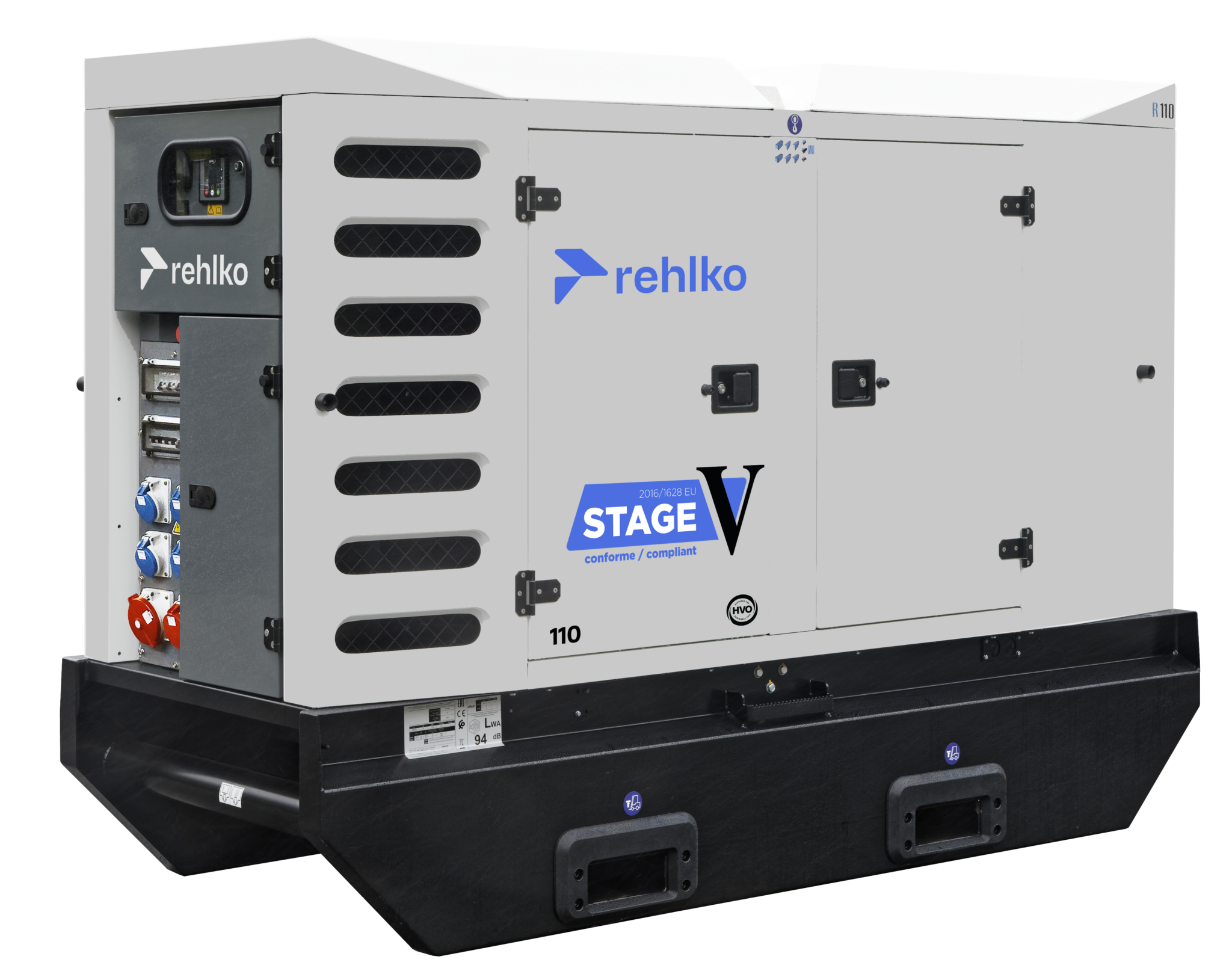 Strømaggregat Steg V effekt < 115 kVA diesel