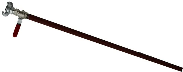 Luftspyd med kuleventil