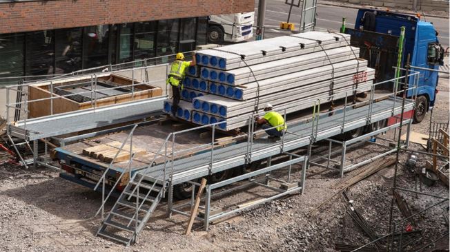 Mobil laste-losseplass skyvbar Mobil laste-losseplass skyvbar