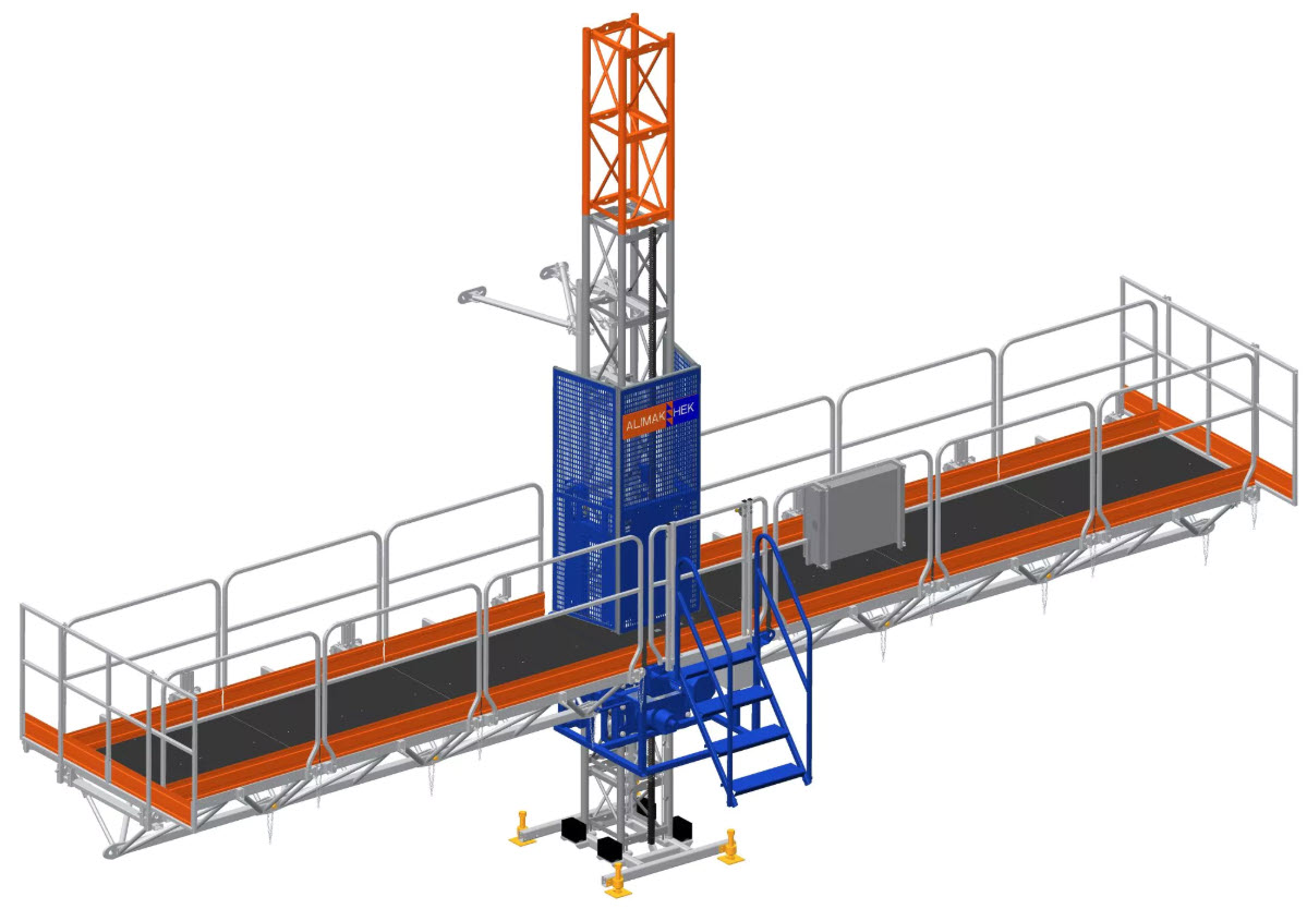 Klatrestillas med master Klatrestillas med master