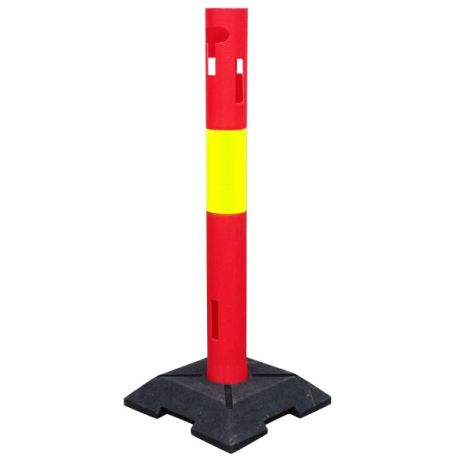 Trafikksylinder / Rørmarkør m/fot