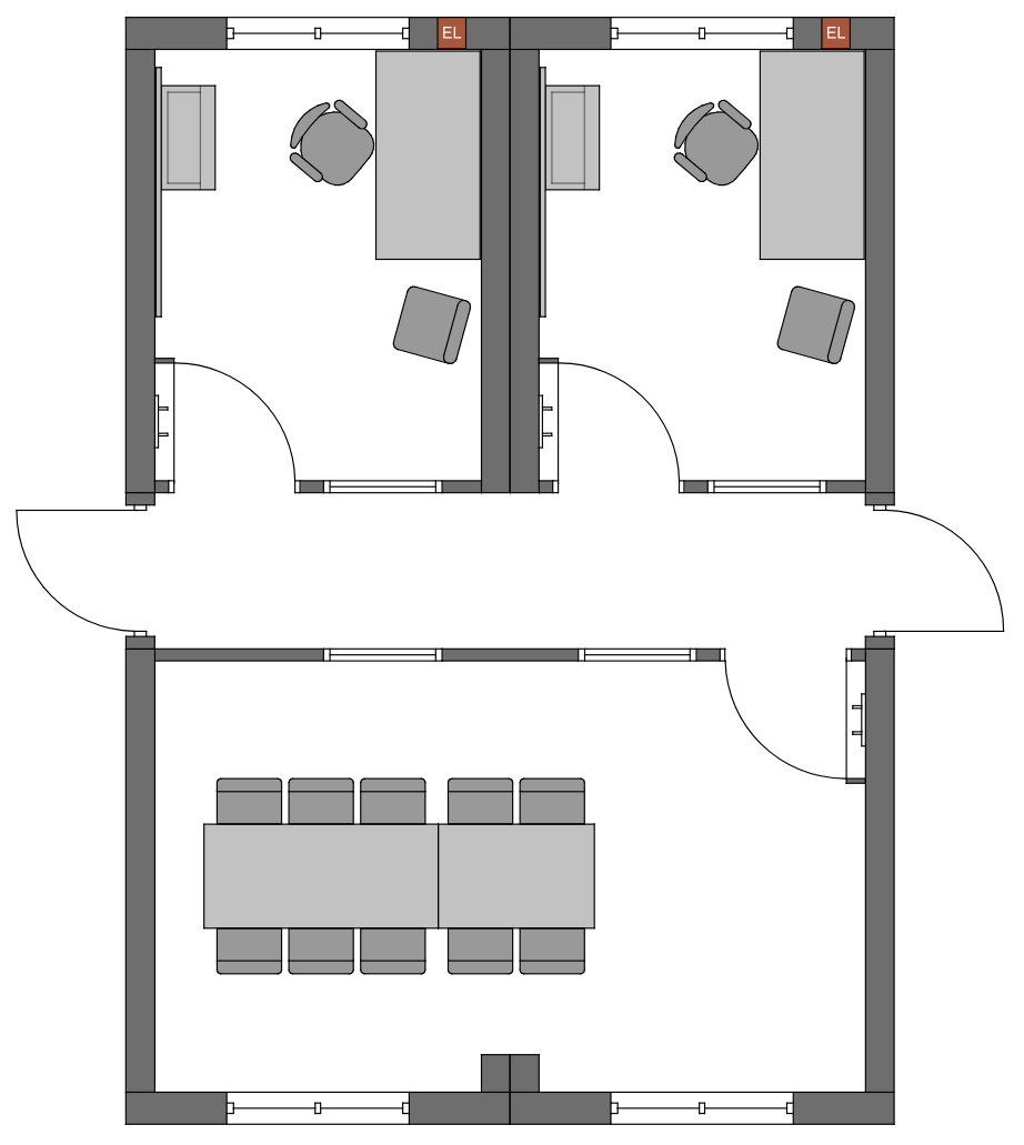 007 Modul del av dobbelt kontor TEK17